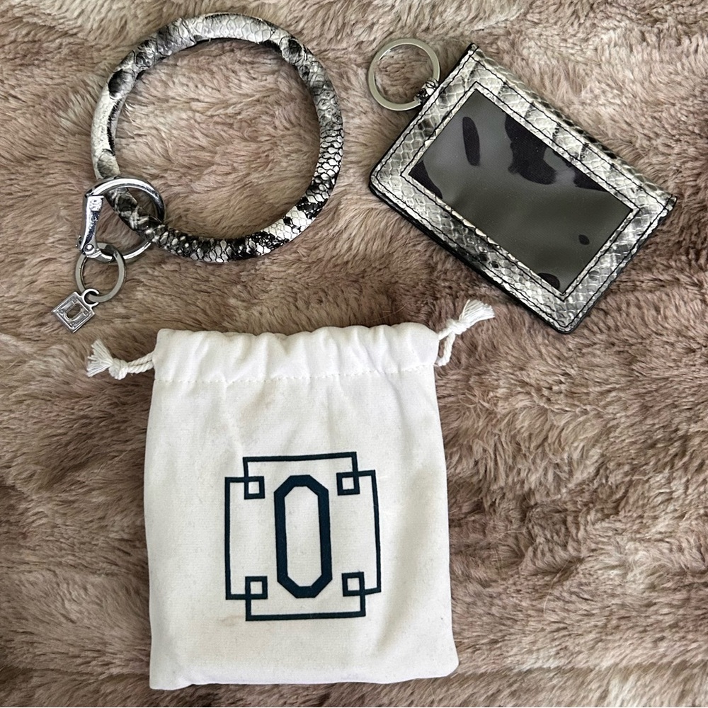 Oventure Big O® Genuine Leather Key Ring and Wallet Set
